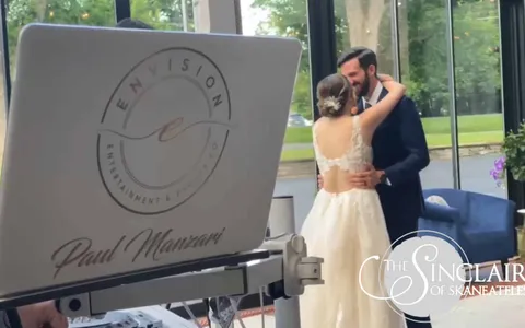 Sarah and Dan at their wedding at The Sinclair of Skaneateles