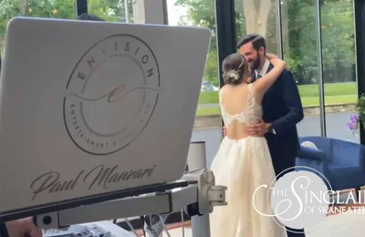 Sarah and Dan at their wedding at The Sinclair of Skaneateles