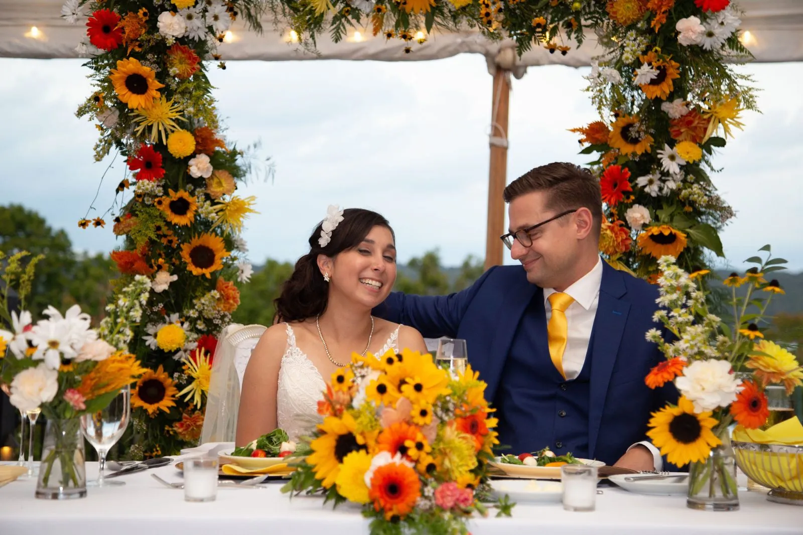 Alexa and Michael at their Inn at Taughannock Falls wedding in Ithaca