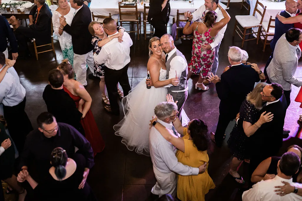 Kendall and Casey on their wedding day at The Sinclair of Skaneateles