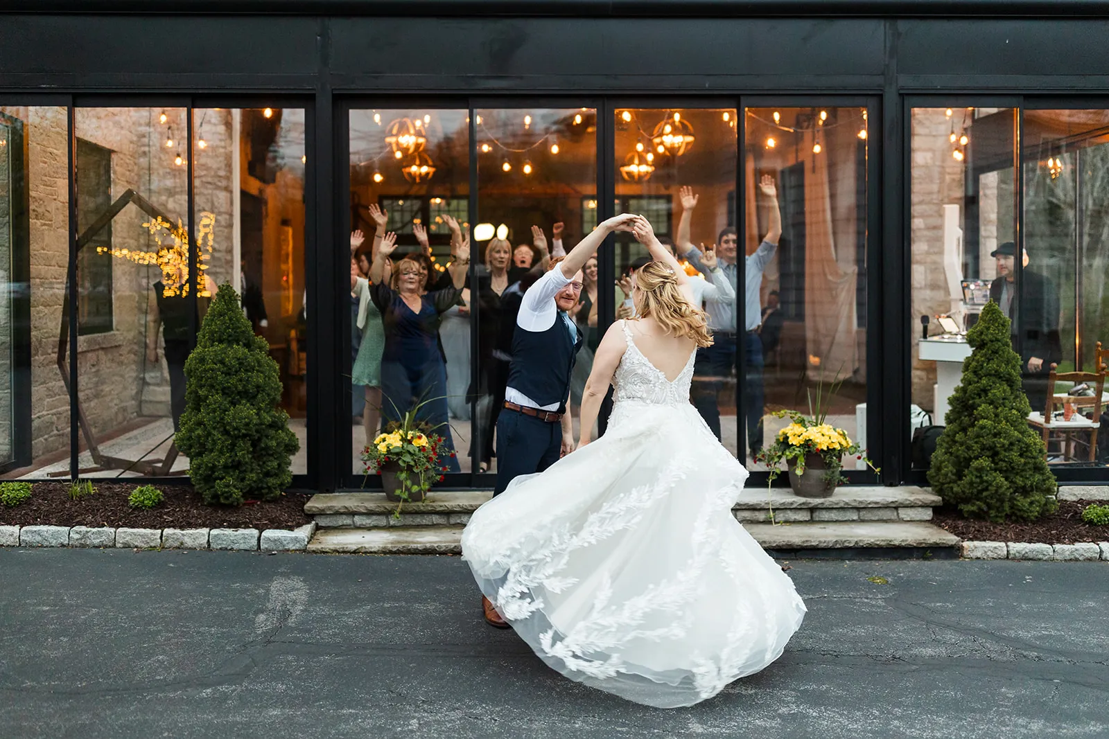 Megan and Kyle on the dance floor at their Sinclair of Skaneateles wedding