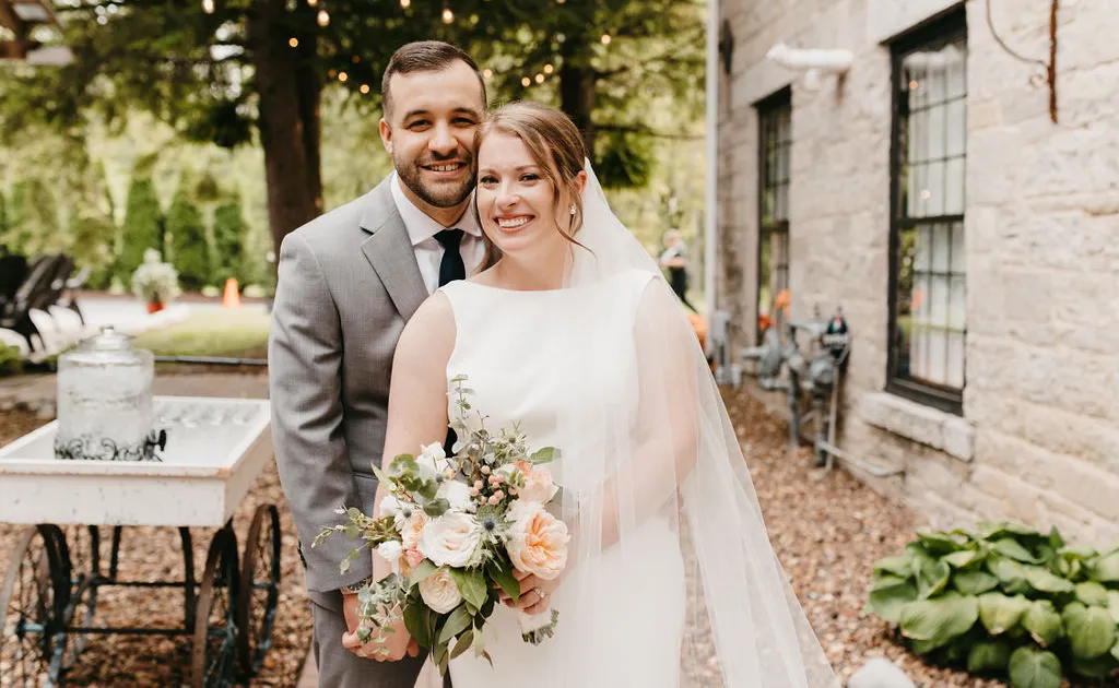 Molly and Charlie at their wedding at The Sinclair of Skaneateles