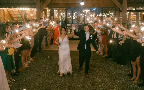 Taylor and Michael at their wedding at Colloca Estate Winery