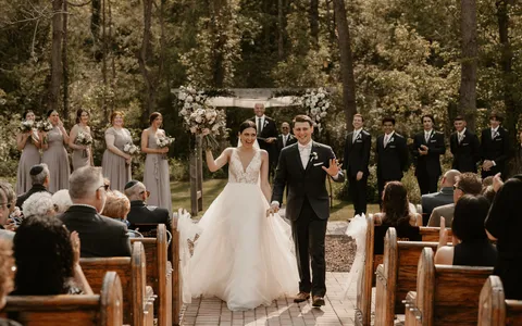 Gabrielle and Justin at their wedding at The Sinclair of Skaneateles