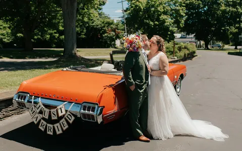 Katelyn and Eric at their wedding at The Sinclair of Skaneateles