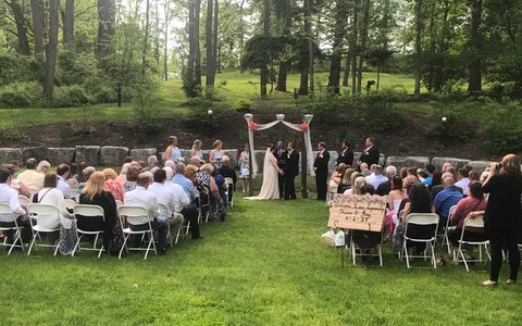 Karen and Jory at their wedding at Springside Inn in Auburn, NY