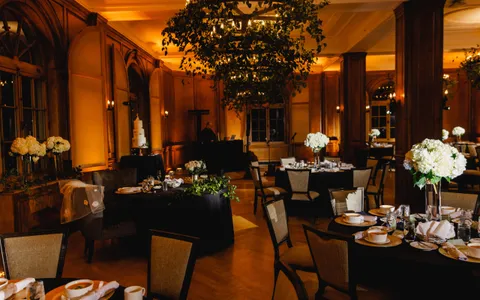 Wedding reception lighting